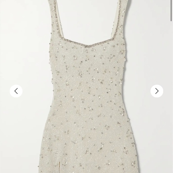 CLIO PEPPIATT Embellished stretch-tulle mini dress - Picture 3 of 8